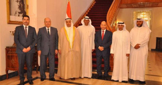 رئيس مجلس الدولة يبحث مع وفد كويتى تعزيز العلاقات القضائية