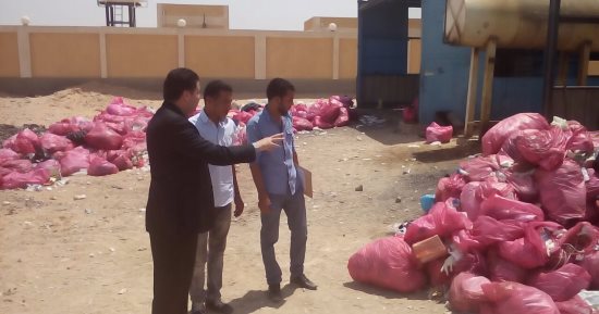 بالصور.. الأجهزة الأمنية بقنا تكشف توقف محرقة نفايات عن العمل