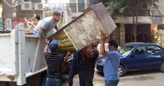 حملات لرفع الإشغالات بالدقى وحى جنوب فى الجيزة