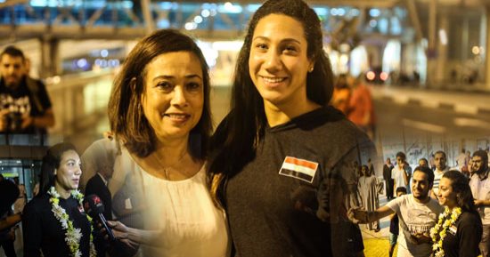 بالفيديو والصور.. "فراشة مصر" تصل أرض الوطن بعد تتويجها ببرونزية العالم للسباحة بالمجر.. وفد رسمى يستقبل فريدة عثمان بالمطار.. والبطلة تعد المصريين بميدالية فى أولمبياد طوكيو 2020 وكسر الرقم العالمى