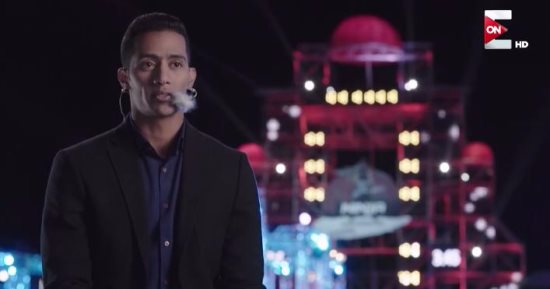 محمد رمضان فى كواليس تحدى Ninja Warrior: تشبه تجربة "الحياة"
