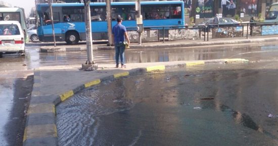 استجابة لـ"اليوم السابع".. مياة الشرب: إصلاح ماسورة تسببت بزحام مرورى بالنزهة