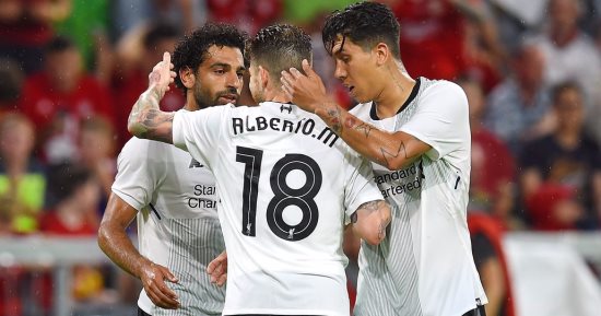 شاهد.. محمد صلاح يقود ليفربول لنهائى كأس أودى بثلاثية بايرن ميونخ