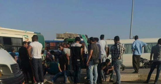 "إسعاف كفر الشيخ": إصابة 5 أشخاص فى 3 حوادث متفرقة