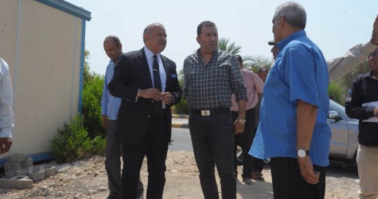 مساعد وزير التموين يتفقد الأراضى غير المستغلة بالأقصر لإنشاء سلاسل تجارية