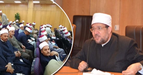 بالصور.. وزير الأوقاف يوجه رسائل نارية من الأقصر.. خصم 3 أشهر لمن يخالف تعليمات الصعود على المنبر.. مختار جمعة: "معنديش كوسة فى التعيينات".. ويؤكد: "لا نقبل يد أحد إلا الإمام الأكبر أحمد الطيب"
