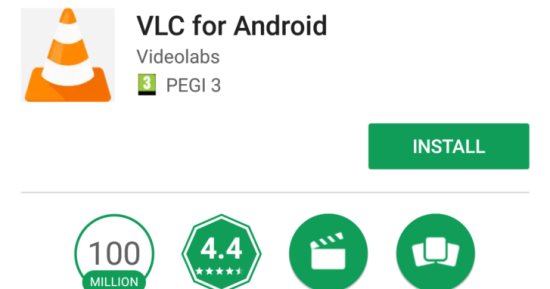 نسخة تطبيق VLC على هواتف الأندرويد تتجاوز 100 مليون تحميل