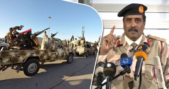 القيادة العامة للجيش الليبى تنفى شن غارات على درنة وتفتح تحقيقا فى الواقعة