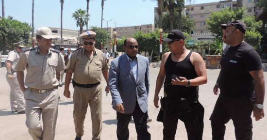 مدير أمن الغربية يتفقد معسكر قوات أمن المحلة ويتابع تدريبات المجندين
