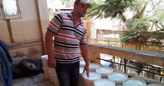بالصور.. مباحث تموين الإسماعيلية تضبط  نصف طن مخلالات مجهولة المصدر