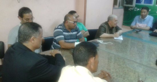 وفد الفيوم يناقش قانون التأمين الصحى الجديد 