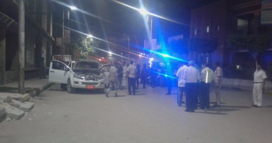 محافظة الأقصر: العثور على حزام ناسف وقنبلة وسلاح بسيارة المتهمين بحادث إسنا