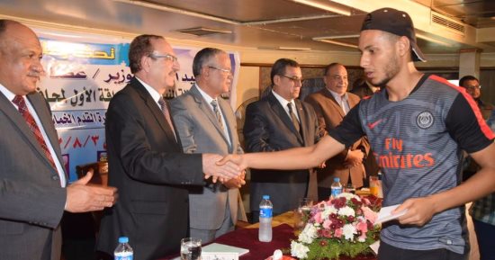 محافظ بنى سويف يشارك محافظى المنيا والفيوم تسليم جوائز دورة الصداقة الأولى