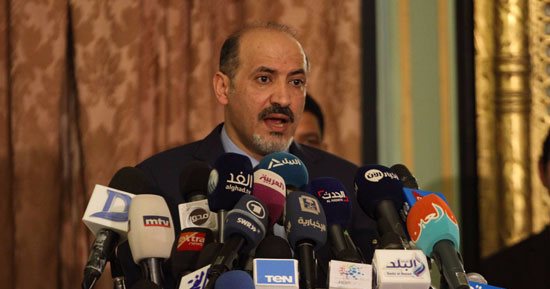 بدء المؤتمر الصحفى لتيار الغد السورى لكشف بنود اتفاق ريف حمص برعاية مصرية