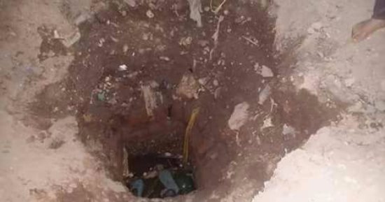 شكوى من وجود حفرة فى شارع المنتزه بالواسطى ببنى سويف