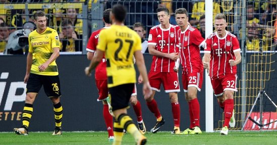 شاهد.. بايرن ميونخ يتوج بكأس السوبر الألمانى على حساب دورتموند