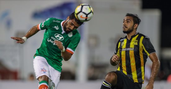 بالفيديو.. كهربا يسجل فى خماسية الاتحاد بشباك الفيحاء 