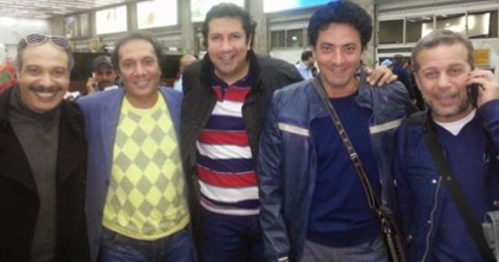 فتحى عبد الوهاب ينشر صورة تجمعه بخالد صالح وشريف منير وهانى رمزى والحجار