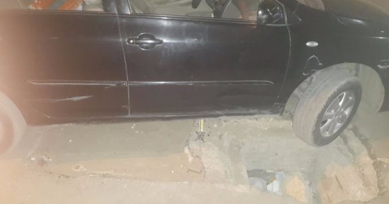 شكوى من تهالك طرق السير فى شوارع المعراج بزهراء المعادى