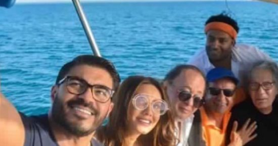 مى القاضى تنشر صورة من كواليس فيلم "اتنين فى واحد" بصحبة خالد سليم