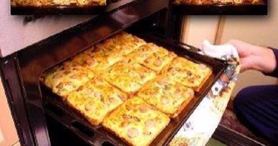 طريقة عمل صينية التوست بالسجق والمايونيز بالصور والخطوات