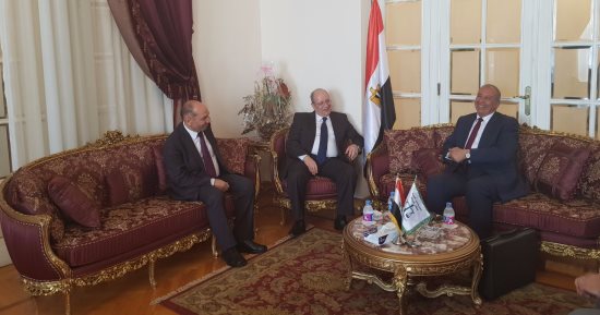 محافظ البحر الأحمر يزور مجلس الدولة لتهنئة المستشار أحمد أبو العزم