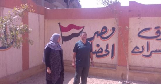 رئيس مدينة شبين القناطر يتفقد المدارس الجديدة