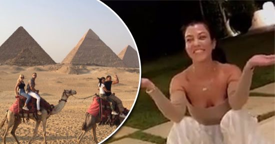 زيارة كورتنى كارديشيان لمصر تلفت أنظار العالم.. النجمة الأمريكية تختار الساحل الشمالى لقضاء أجازتها.. تنشر صورا لاستمتاعها بالبحر وتدخل سباقا لتدخين الشيشة مع صديقها الجزائرى.. وتعبر عن إعجابها بالحضارة المصرية