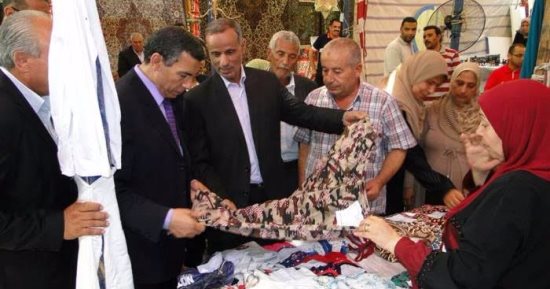 افتتاح معرض بيع منتجات التضامن الاجتماعى بالبحيرة