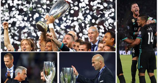 ريال مدريد يتربع على عرش أوروبا بالسوبر الثانى على التوالى.. الملكى يتفوق على مانشستر يونايتد ويحافظ على احتكار الإسبان للألقاب.. زيدان يتوج للمرة السادسة فى 582 يوما.. والنحس يطارد مورينيو