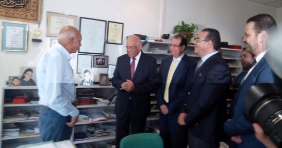 بالصور.. رئيس مجلس النواب فى مناقشة رسالة دكتوراة بجامعة المنصورة