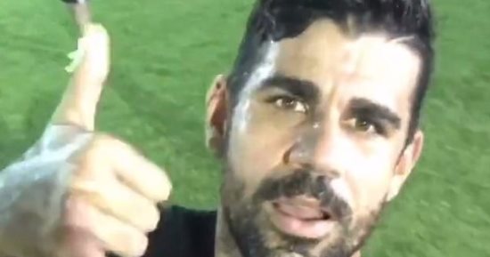 بالفيديو.. دييجو كوستا يكشف مكان تدريبه بعد طرده من تشيلسى