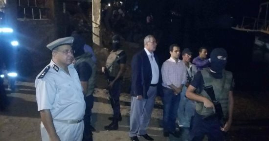  مدير أمن اسيوط يتفقد مرسى عبارة "الهمامية -طما" بعد تعطلها