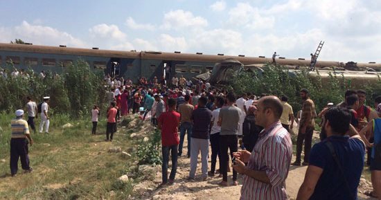 "الصحة": 36 حالة وفاة وإصابة 123 أخرين فى حادث تصادم قطارين بالإسكندرية