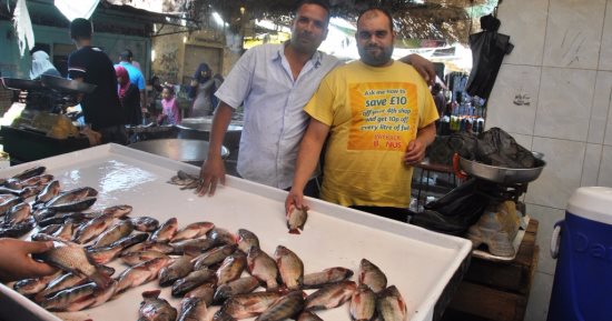 بالصور.. أهالى الإسماعيلية يطالبون بنقل سوق السمك من شارع الجيش لبحيرة الصيادين