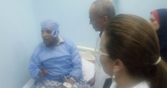 بالصور.. غادة والي تزور مصابي حادث تصادم القطارين بمستشفى الجمهورية