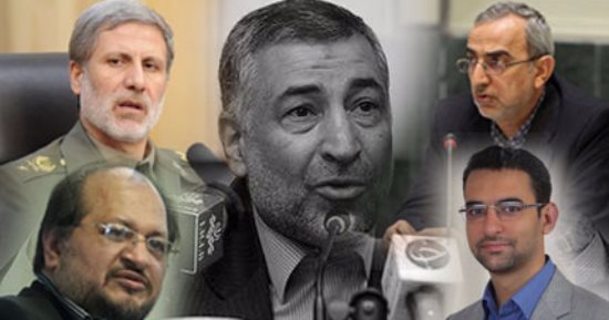 بالصور.. أخطر5 وزراء فى حكومة روحانى.. آوايى راعى مجرزة الأحواز للعدل.. وشريعة مدارى مؤسس الإطلاعات للصناعة.. وبيطرف مخطط احتلال سفارة أمريكا للطاقة.. وحاتمى صانع الباسيج للدفاع.. وجهرمى خبير التعذيب للاتصالات