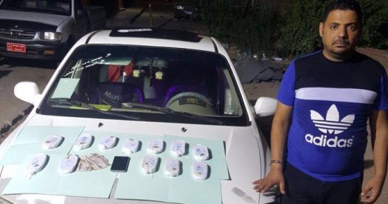 ضبط عاطل بحوزته 12 طربة حشيش بدمياط