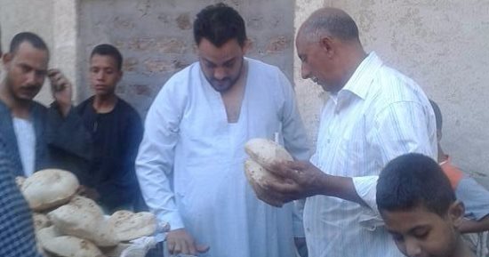تحرير 9 محاضر تموينية متنوعة فى حملة مفاجئه على مخابز القوصية بأسيوط
