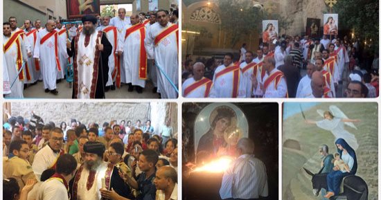 مسلمون ومسيحيون ينشدون فى حب العذراء:"السلام لك يا مريم"