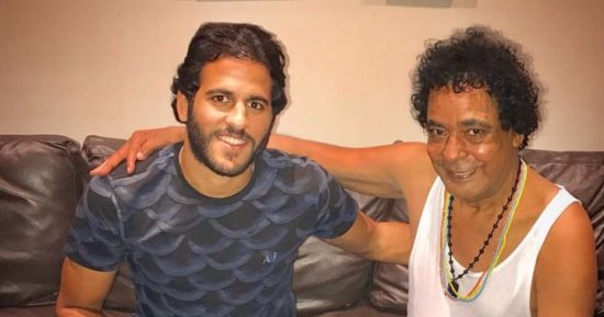 مروان محسن ينشر صورته مع محمد منير فى حفل الكينج بالساحل الشمالى