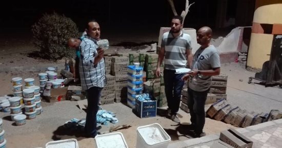 ضبط 22 ألف زجاجة مياه غير مرخص لها بالتداول بجنوب سيناء