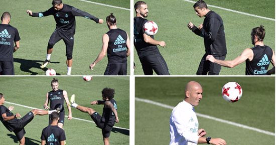 ريال مدريد ينهى استعداداته لمواجهة برشلونة فى كلاسيكو الأرض