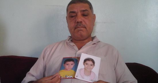 بالصور.. مأساة أب فقد نجله فى حادث القطار وابنته تصارع الموت