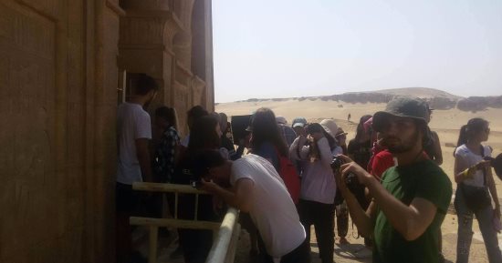منطقة تونا الجبل الأثرية فى المنيا تستقبل 161 سائحًا من 4 دول