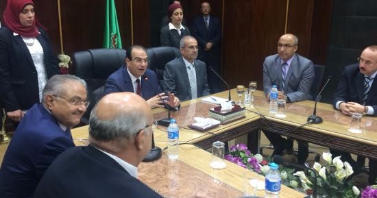 مناقشة تطوير حديقة الحيوان بالمنصورة بحضور الهيئة العربية للتصنيع