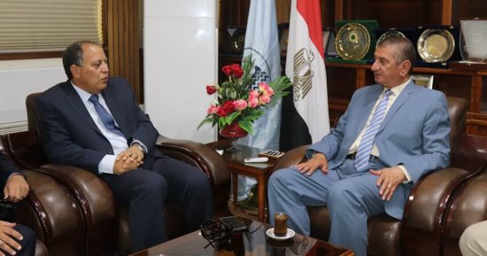 محافظ كفر الشيخ ومدير الأمن يبحثان ملفات إزالة التعديات على أملاك الدولة