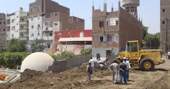 بالصور.. تأمين إزالة تعديات على 1131 متر أرض زراعية و6300 متر على النيل