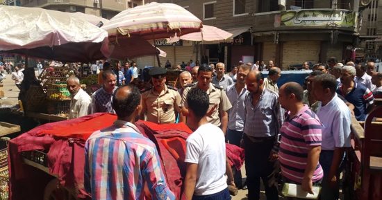 بالصور .. حملة تجميل ورفع إشغالات بمدينة دسوق استعداداً لعيد الأضحى