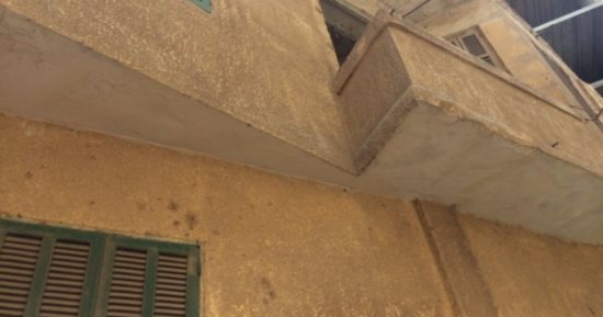 إخلاء منزل يحيى الفخراني تمهيدا لهدمه لخطورته الداهمة بالدقهلية